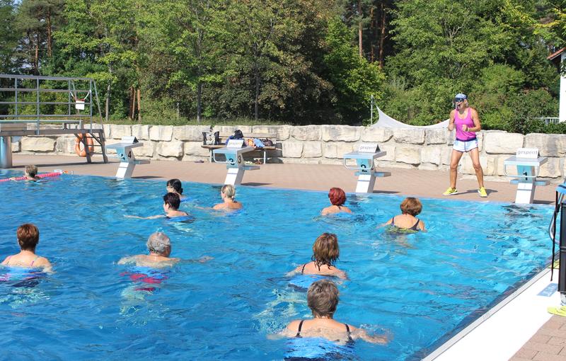 Wassergymnastik sehr beliebt