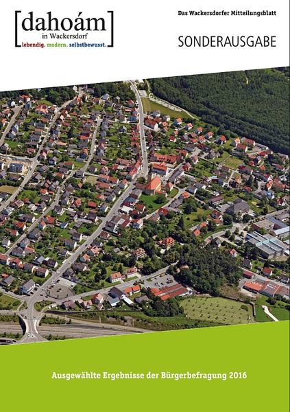 Sonderausgabe B&uuml;rgerbefragung 2016