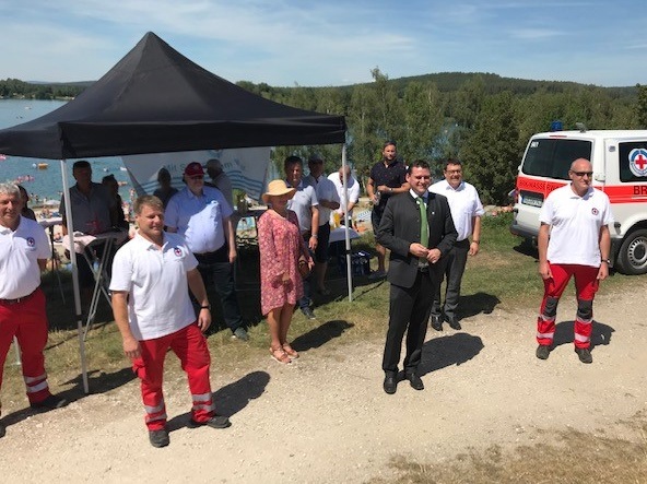 Wasserwachtstation am Muirner See
