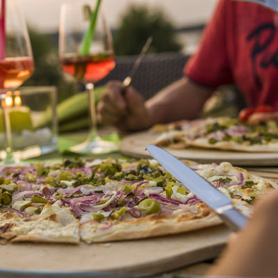 Pizza im Seerano