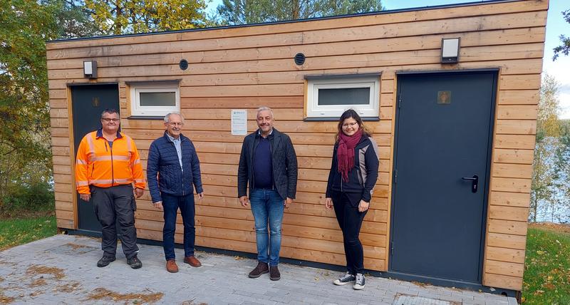 Neue WC-Anlage am Steinberger See
