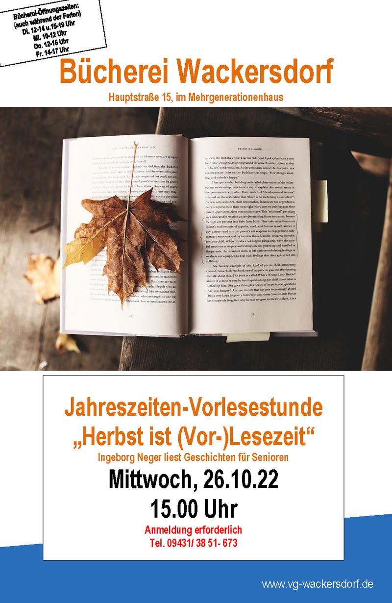 Jahreszeiten-Vorlesestunde Herbst