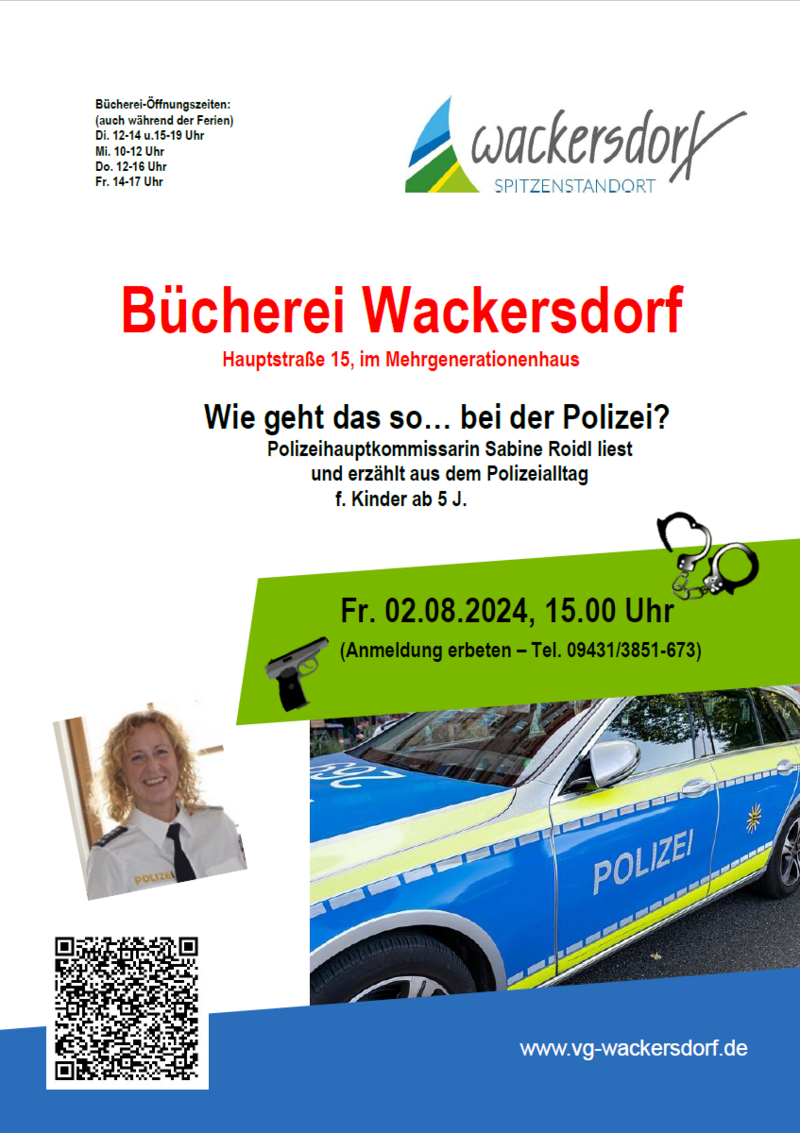 Polizeilesung B&uuml;cherei
