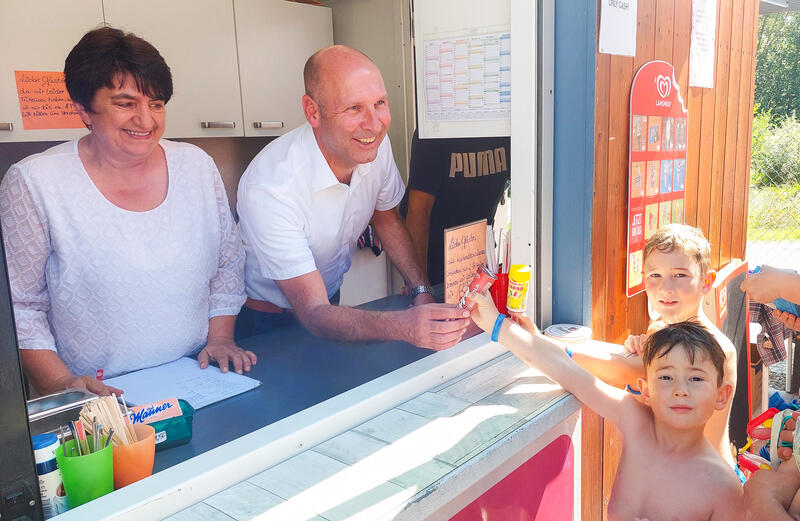B&uuml;rgermeister-Eis f&uuml;r alle Kinder 2024