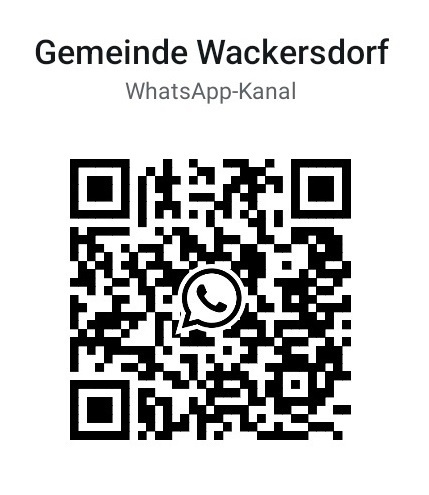 Neu Die Gemeinde Wackersdorf auf WhatsApp! QR