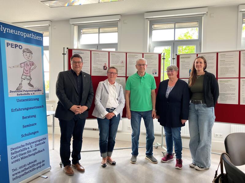 Ausstellung im MGH informiert &uuml;ber Parkinson und Polyneuropathie