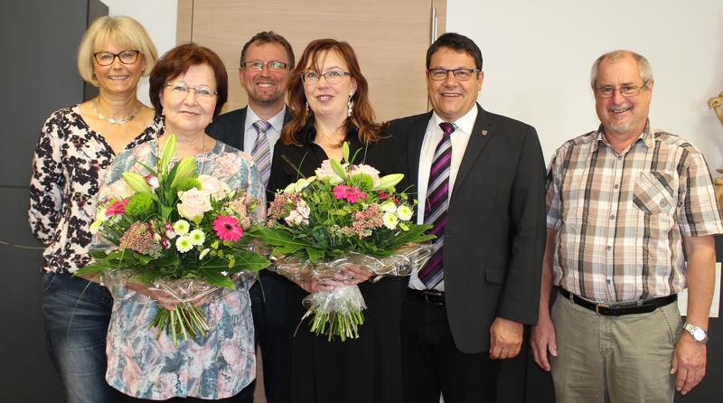 Dienstjubil&auml;um von Astrid Meierhofer und Liane Huf