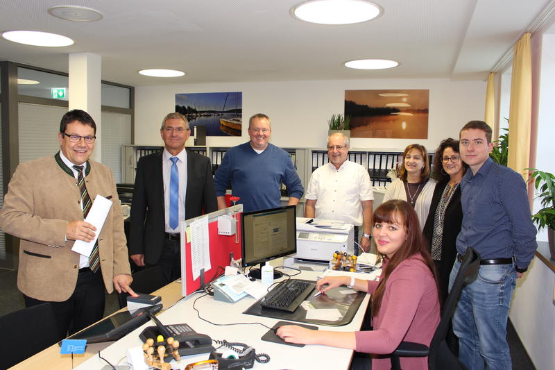 B&uuml;rgerb&uuml;ro der VG Wackersdorf-Steinberg am See auf neuestem Stand der Technik